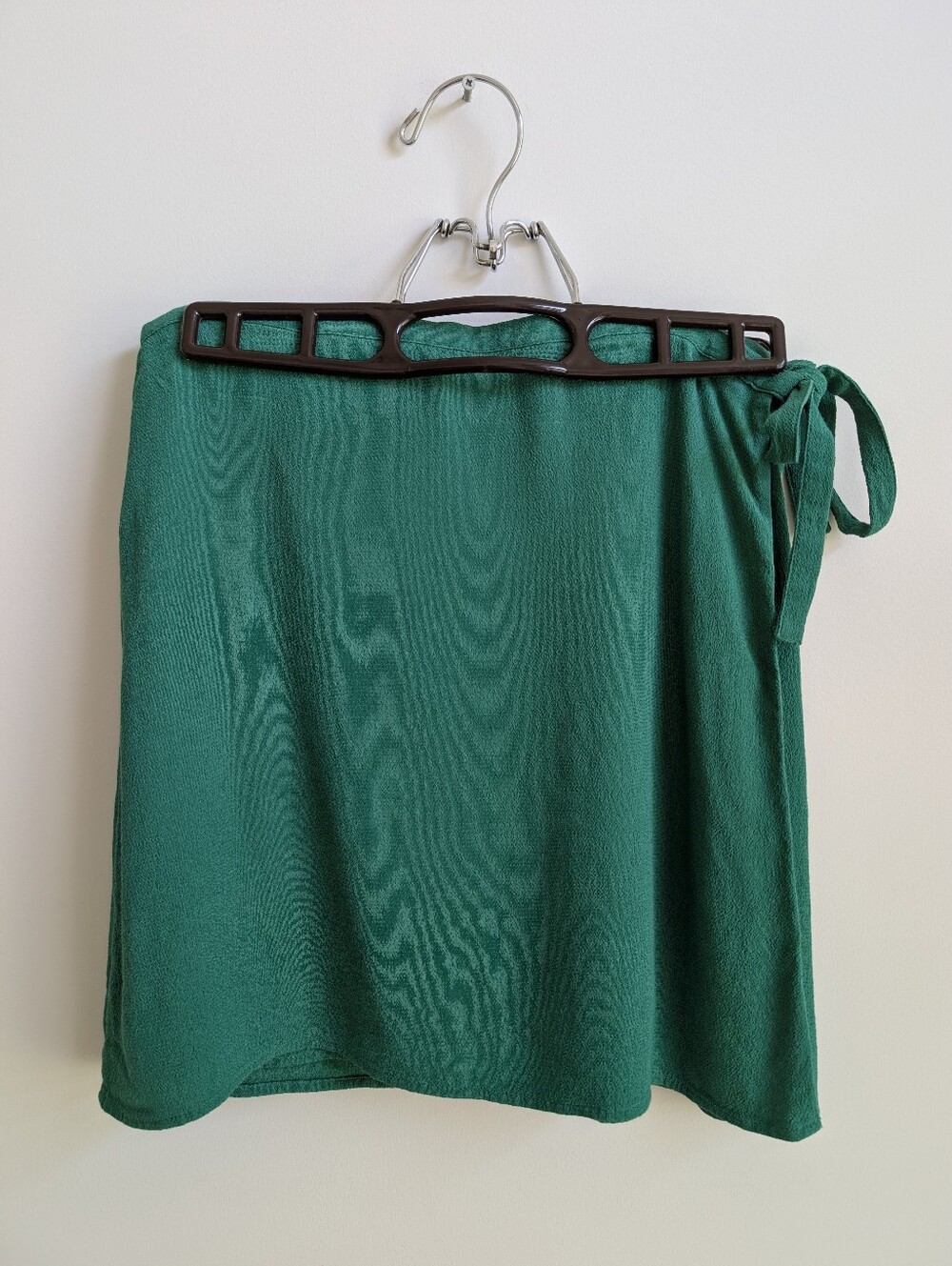 Sundeck Aritzia Small Kelly Green Wrap Front Shirt Mini Skirt